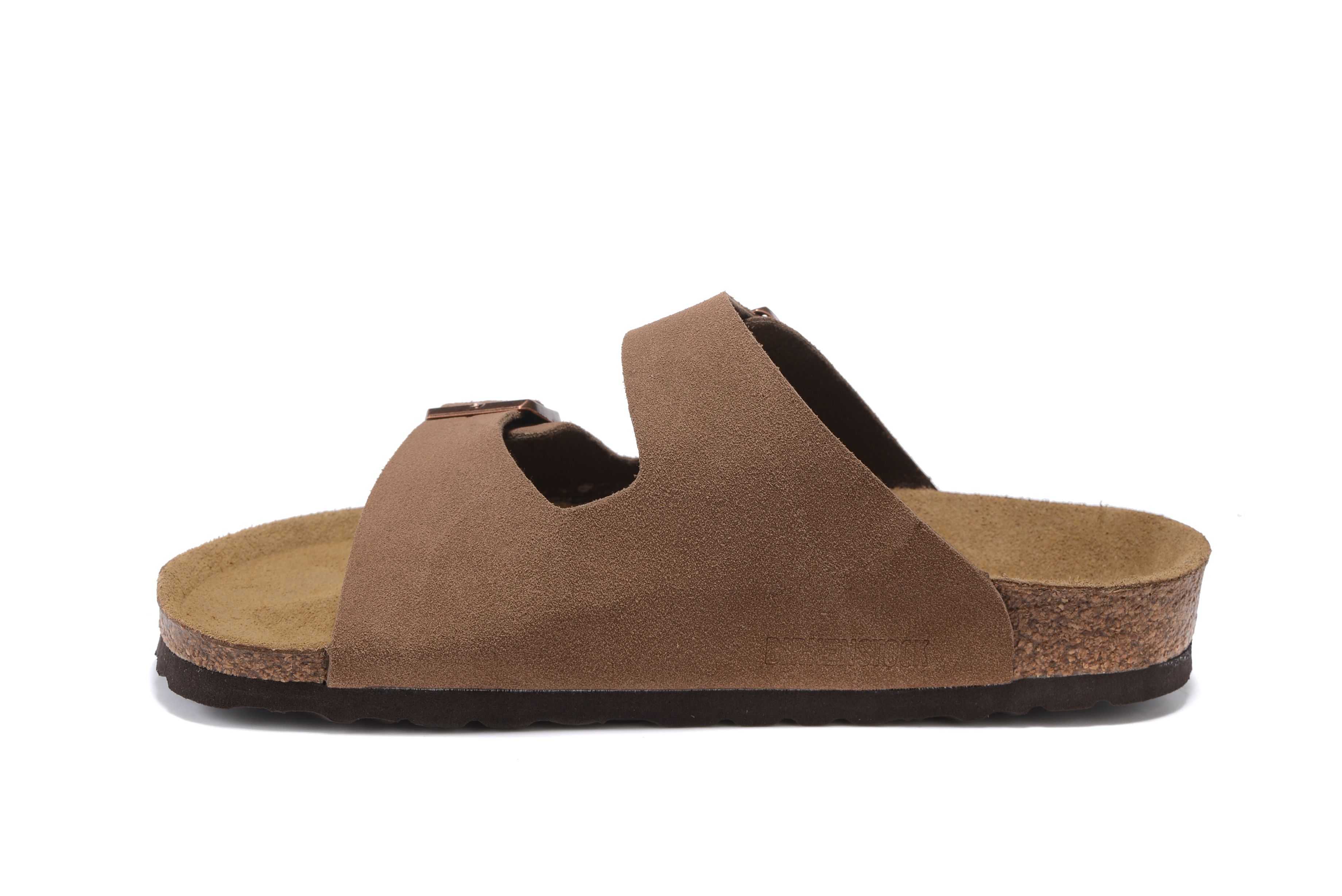Birkenstock Arizona Light Brown Double Buckle Leather Sandals