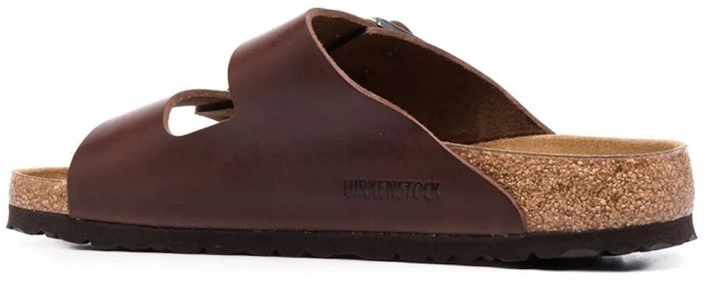 Birkenstock Arizona 1018626 Brown Calfskin Fashion Slippers