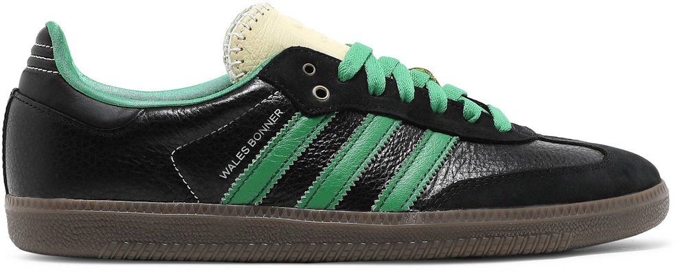 Wales Bonner Adidas Samba Black Green S42590 Shoes