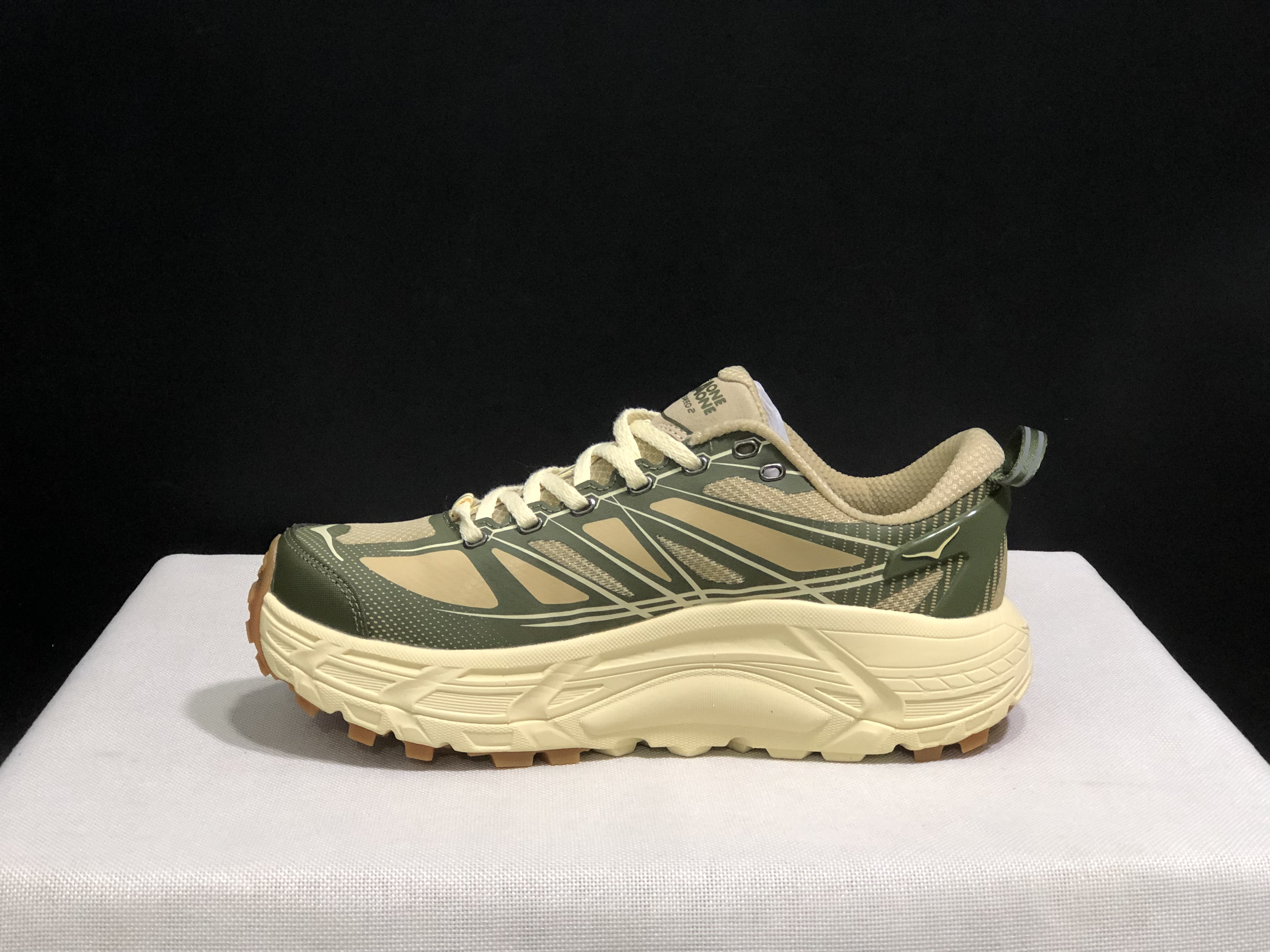 Hoka One One Mafate Speed 2 Mountain Anti-slip Running Shoes Sneakers Green