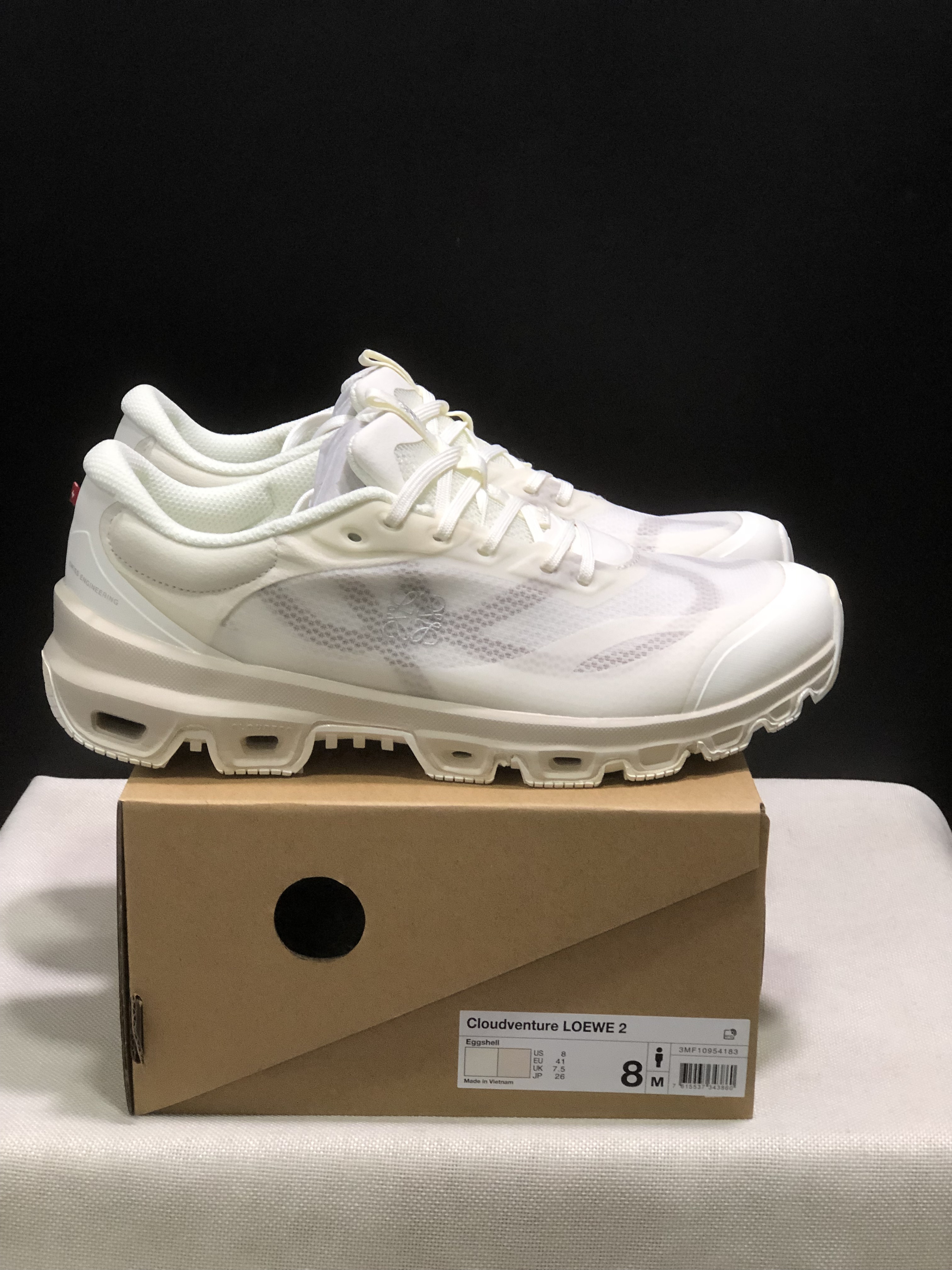 LOEWE x On Running Cloudventure 2.0 Running Shoes Co-Signed Edition Eggshell