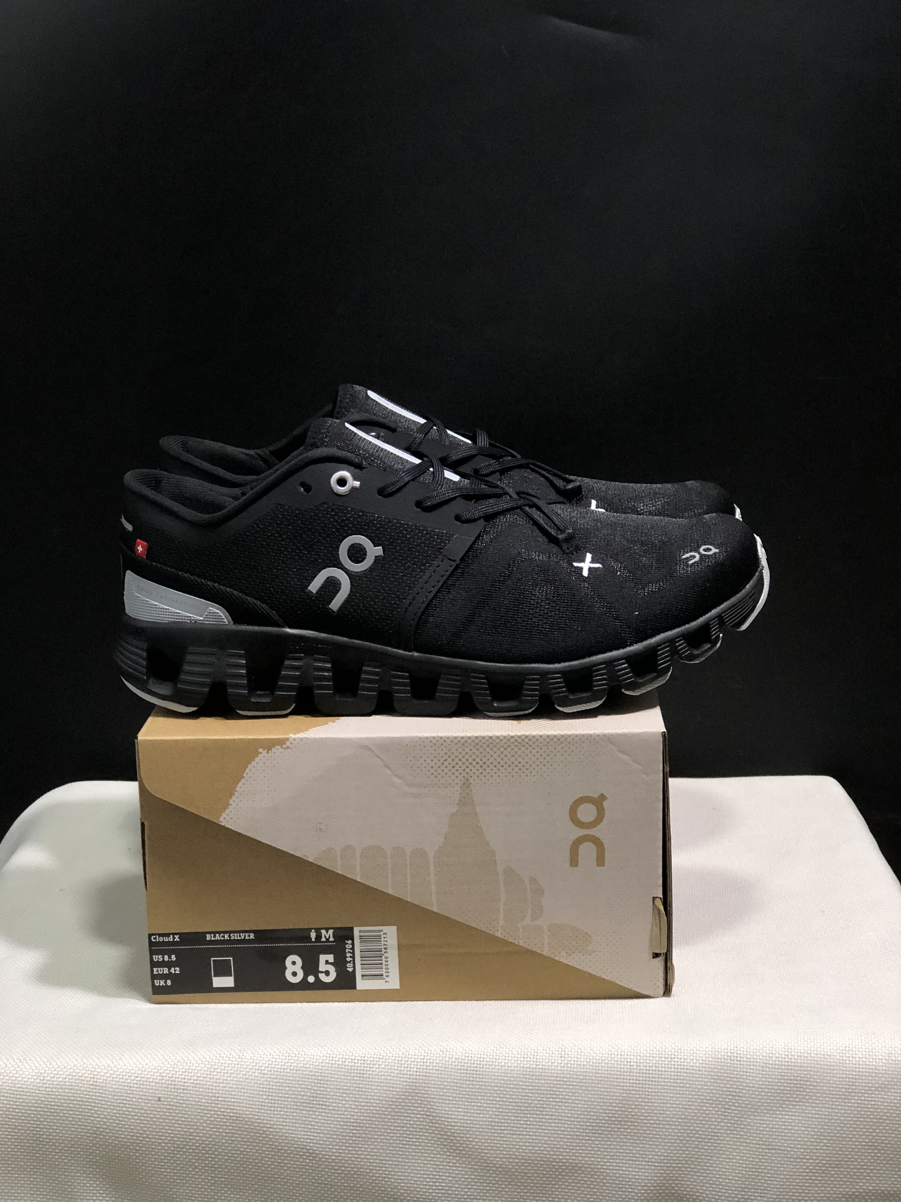 On Running Cloud X3 Shift Black Multi-Functional Running Shoes