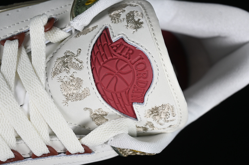 Nike Air Jordan 2 Low Chinese New Year Cedar Oil Green White Sneakers