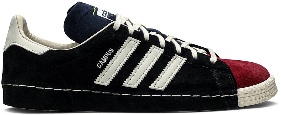 Shun Hirose Adidas Campus 80s Recouture Black FW7620 Shoes