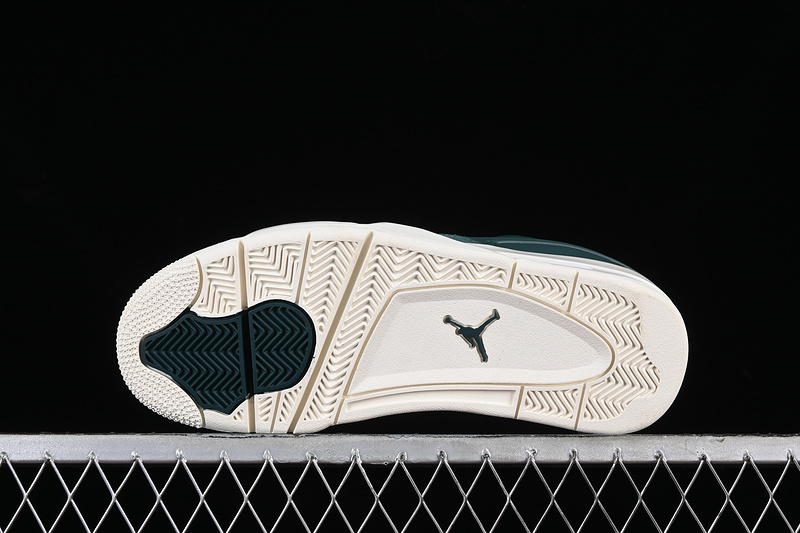 Nike Air Jordan 4 Remastered Oxidized Green White Sole Sneakers