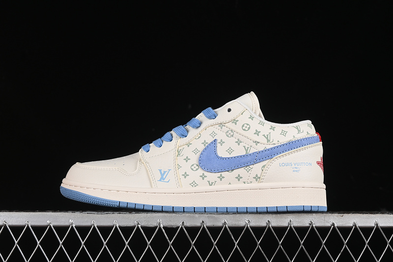 Nike Air Jordan 1 Low LV Sky Blue White Sneakers