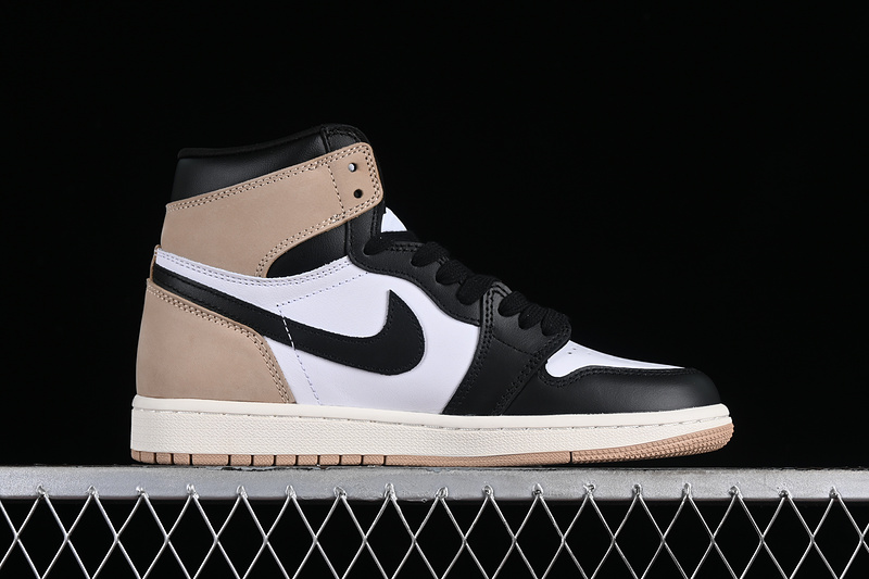 Nike Air Jordan 1 Medium OG Latte Black Legend Brown White Sail Sneakers