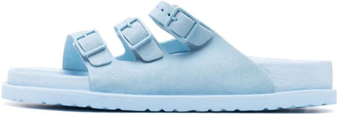 Birkenstock Arizona Three Button Sky Blue 1024824 Fashion Slippers