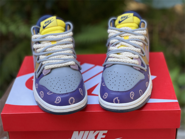 Nike Dunk Low Retro Purple Brown Multicolour Sneakers