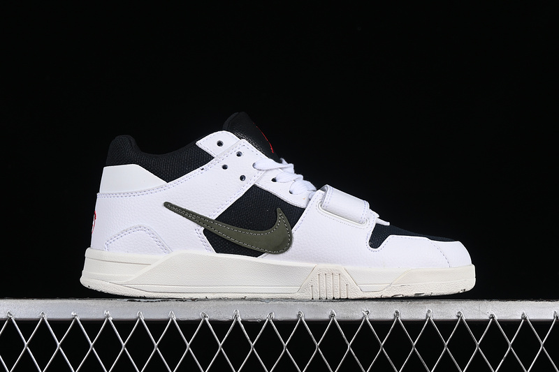 Travis Scott Nike Air Jordan Cut The Check Black White Sneakers