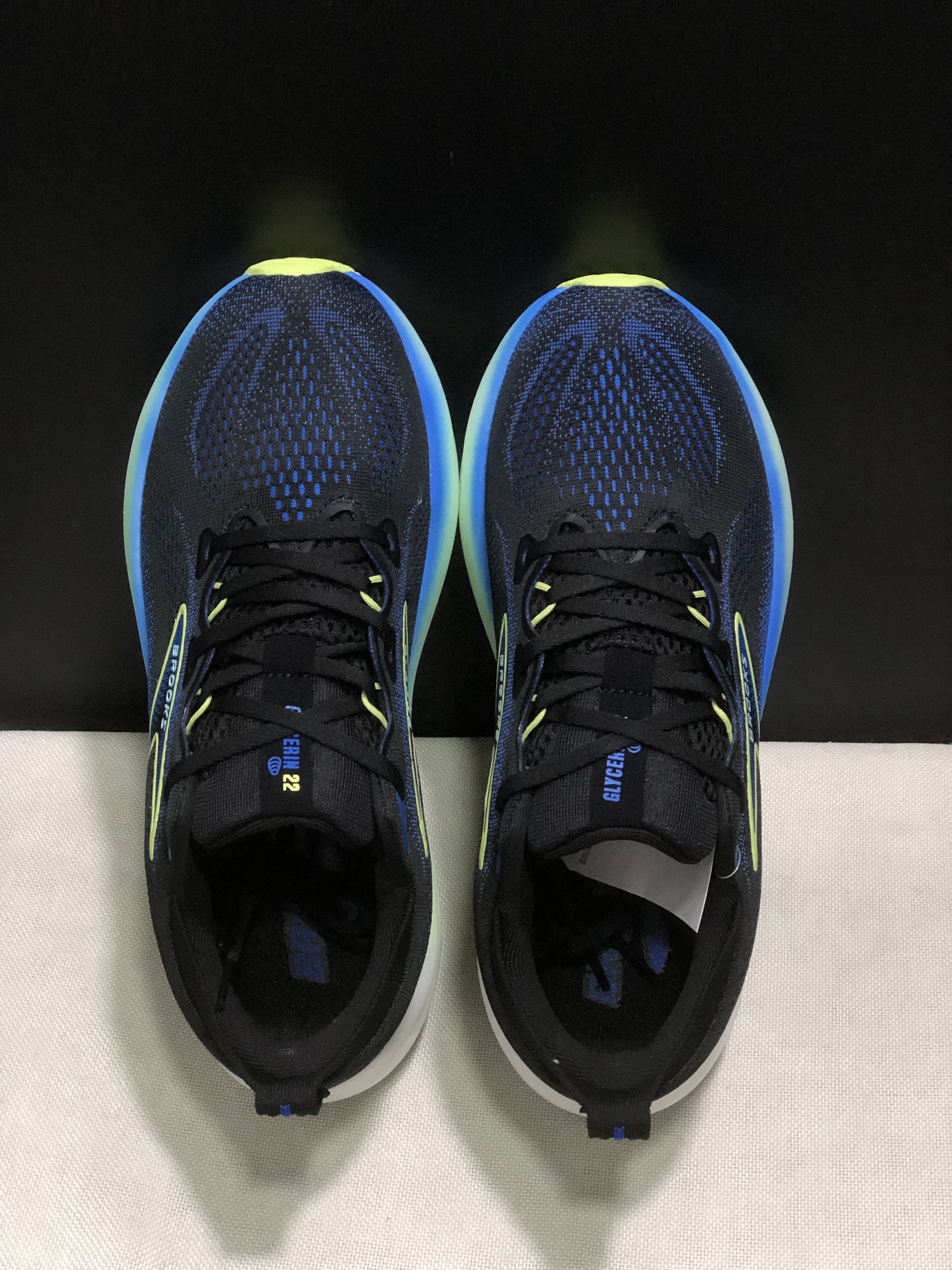 Brooks Glycerin 22 Comfortable Running Shoes Co Branded Blue