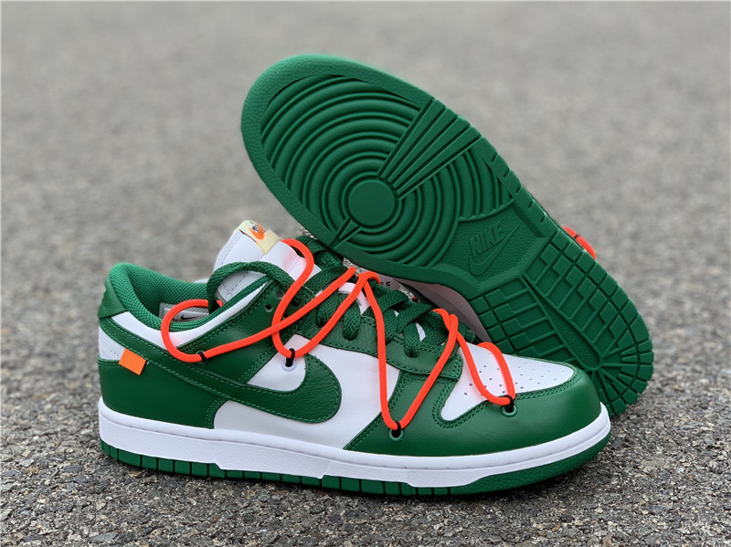Nike Off White Dunk Low Pine Green Sneaker