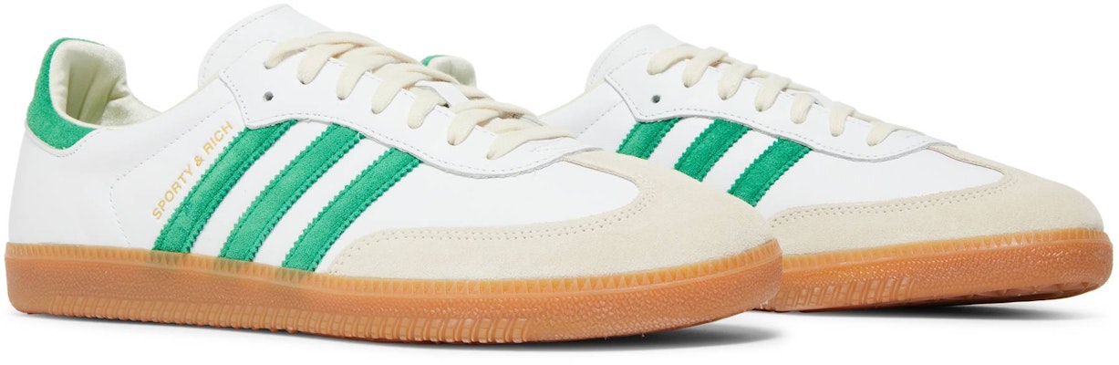 Adidas Samba White Green HQ6075 Shoes