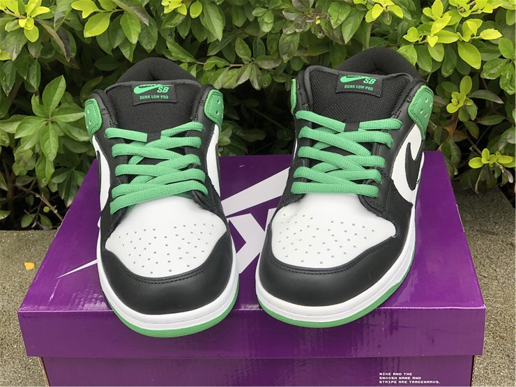 Nike Dunk Pro SB Low Classic Green White Black Sneakers