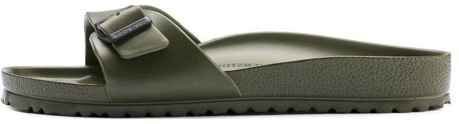 Birkenstock Madrid Essentials EVA Narrow Fit Olive Green 0128251 Fashion Slippers