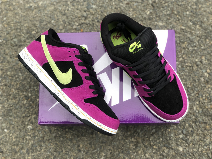 Nike Dunk Low Pro SB Red Plum Purple Sneakers