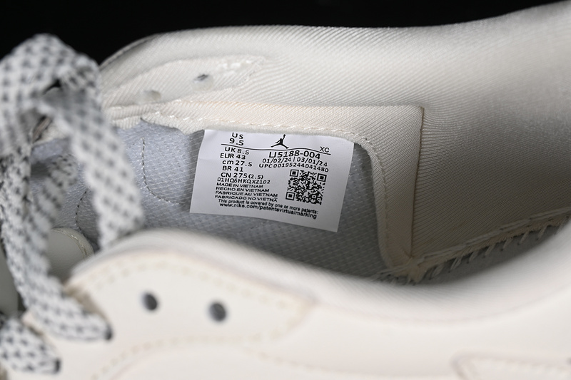 Nike Air Jordan 1 Low Travis Scott Fragment Design LV Grey White Sneakers