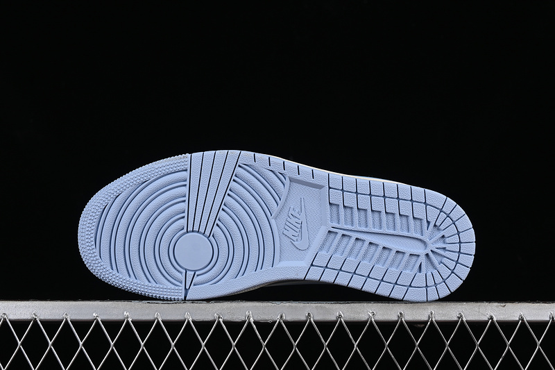 Nike Air Jordan 1 Low Travis Scott Fragment Design BAPE Grey White Blue Sneakers