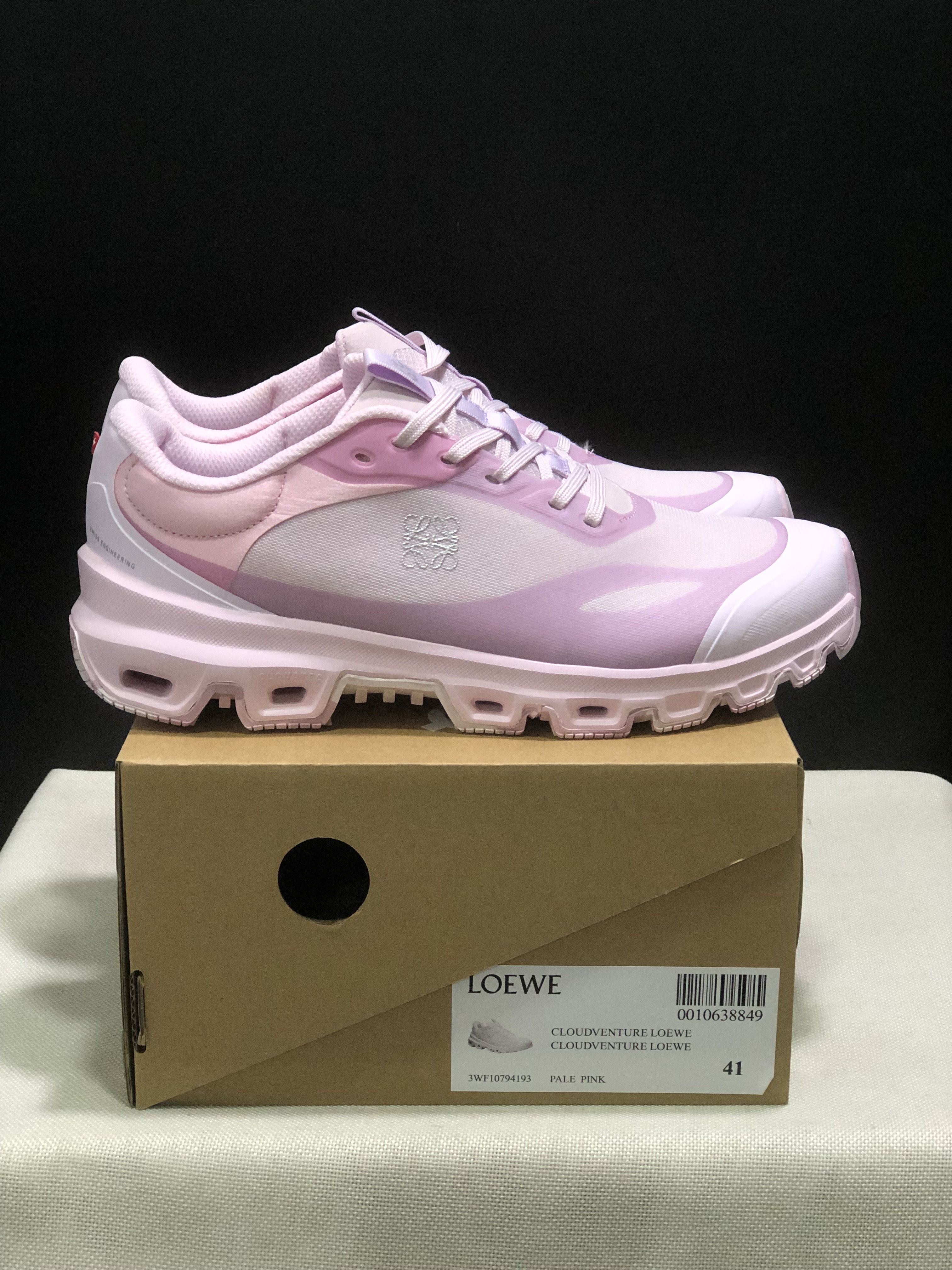 LOEWE x On Running Cloudventure 2.0 Running Shoes Co-Signed Edition Pale Pink