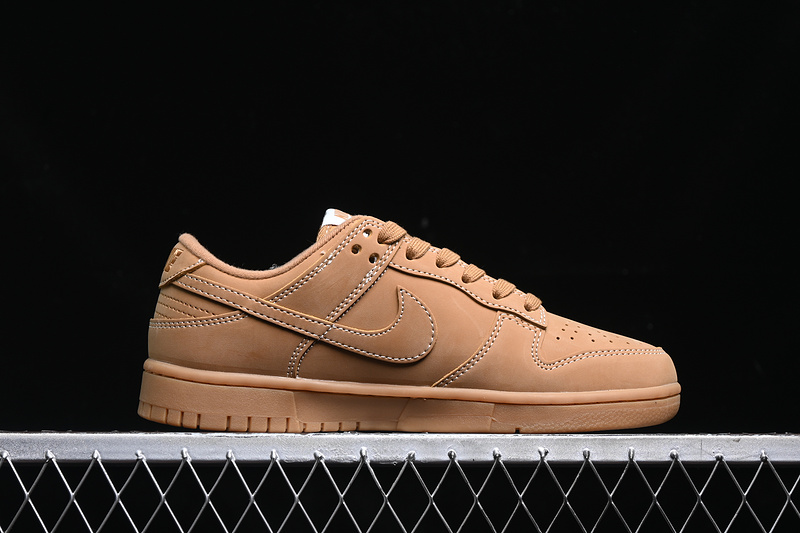 Nike Air Jordan 1 Low Wheat Color Brown Sneakers