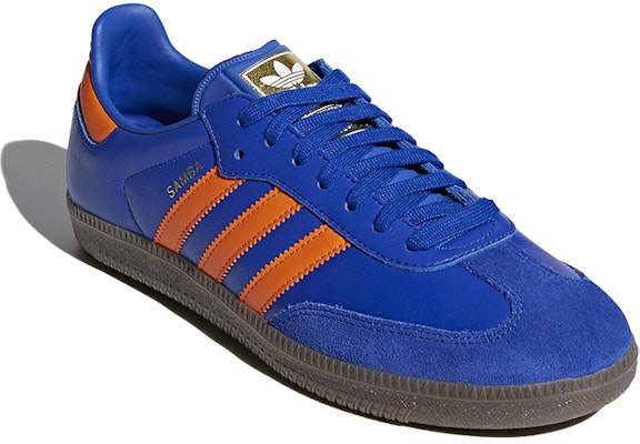 Adidas Originals Samba OG Blue Orange CQ2150 Lifestyle Shoes