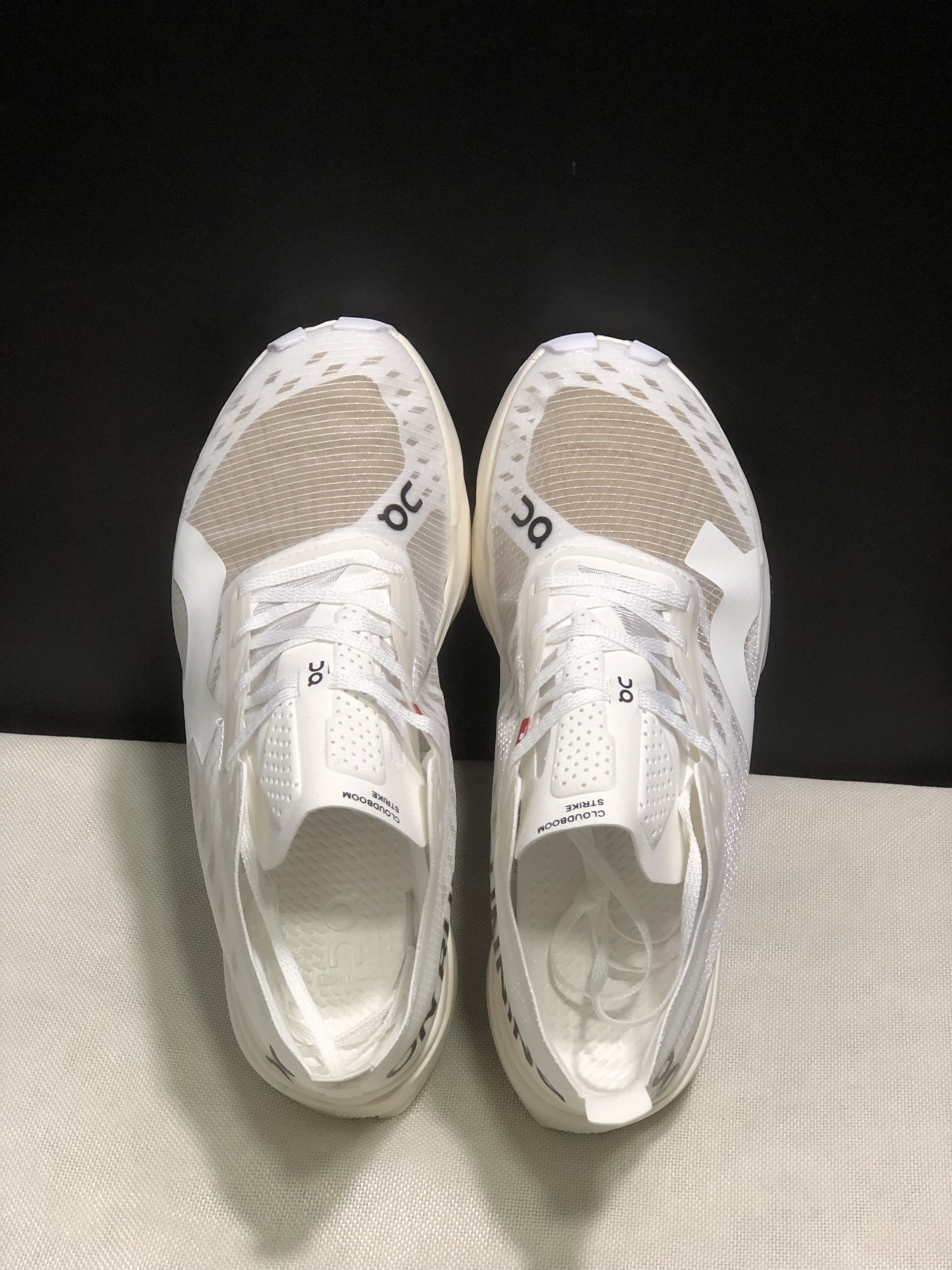 On Running Cloudboom Strike Professional Marathon Running Shoes White