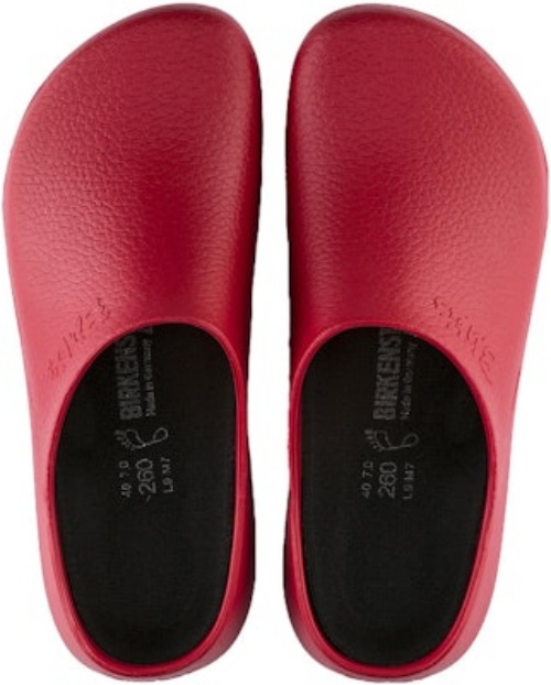 Birkenstock Super Birki Polyurethane Red 0068031 Fashion Slippers