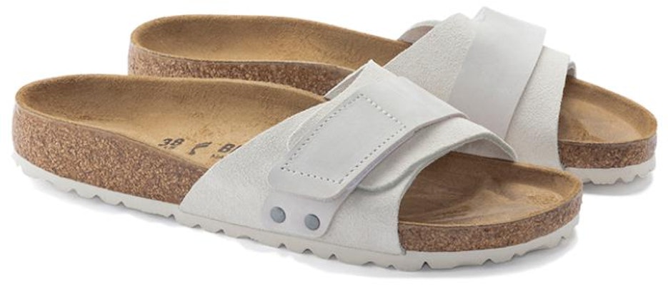 Birkenstock Oita 1024226 Suede Leather Antique White Sandals