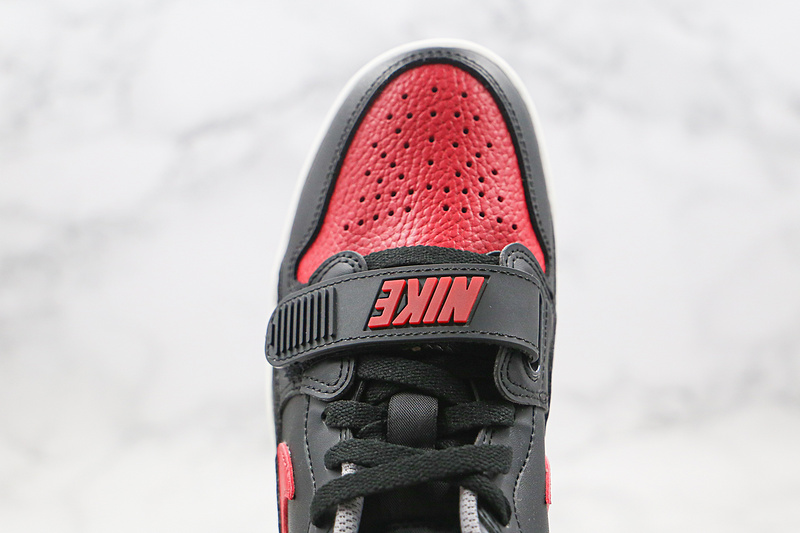 Nike Air Jordan 312 Legacy Bred Low Top Black Red Sneakers