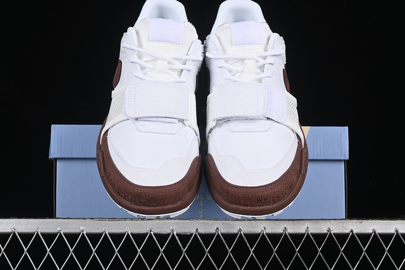 Nike Air Jordan Shark-A-Don Sail Travis Scott White Light Chocolate Sneakers