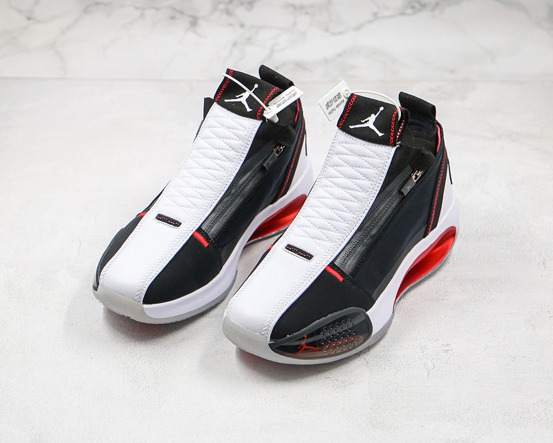 Nike Air Jordan 34 SE PF All-Star Game Black White Red Orbit Sneakers