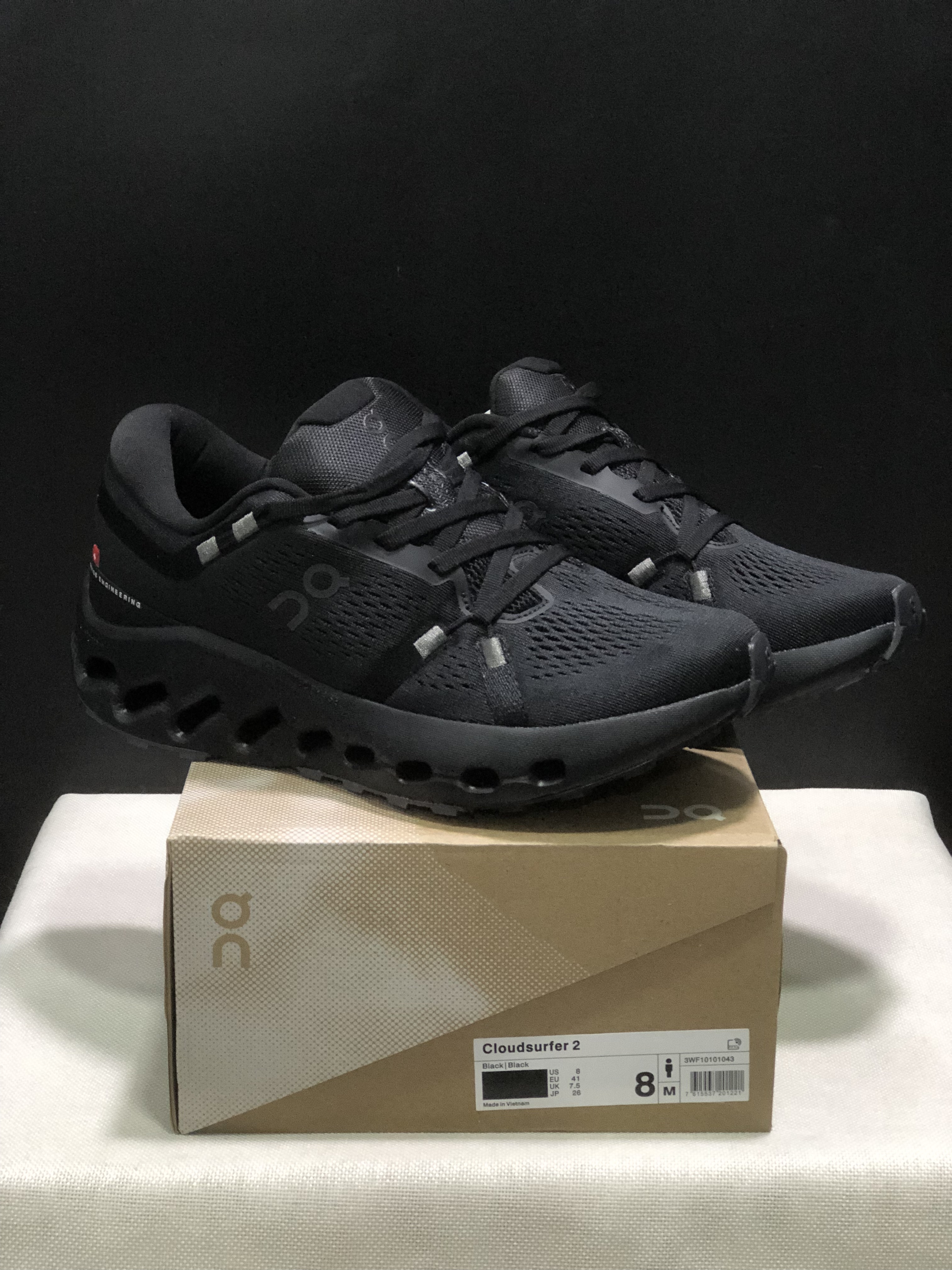 On Running Cloudsurfer 2 Casual Running Shoes All Black