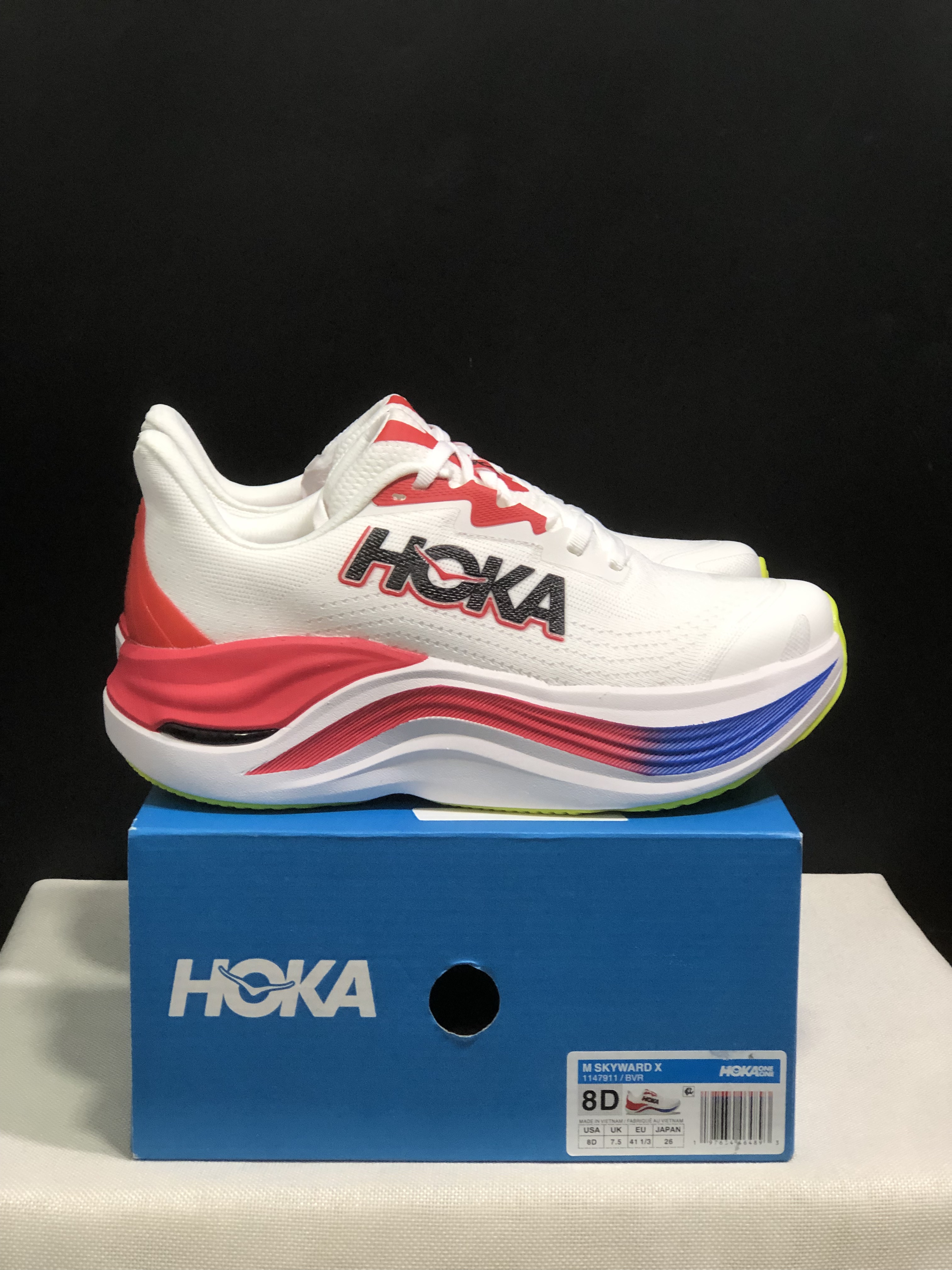 Hoka One One Skyward X Anti-slip Wear-resistant Running Shoes Sneakers White