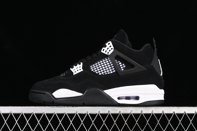 Nike Air Jordan 4 Retro Thunder Black White Sneakers