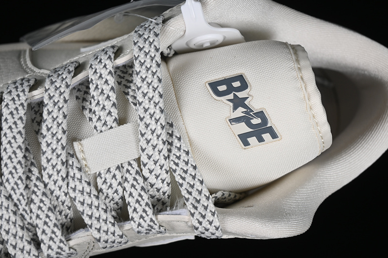 Nike Air Jordan 1 Low BAPE Grey White Sneakers