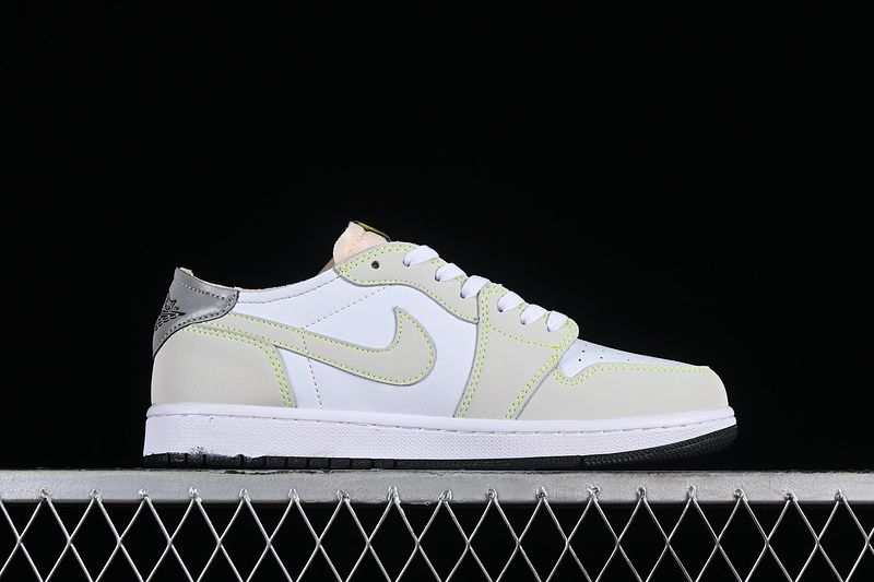 Nike Air Jordan 1 Low OG Black Sole White Ghost Green Sneakers