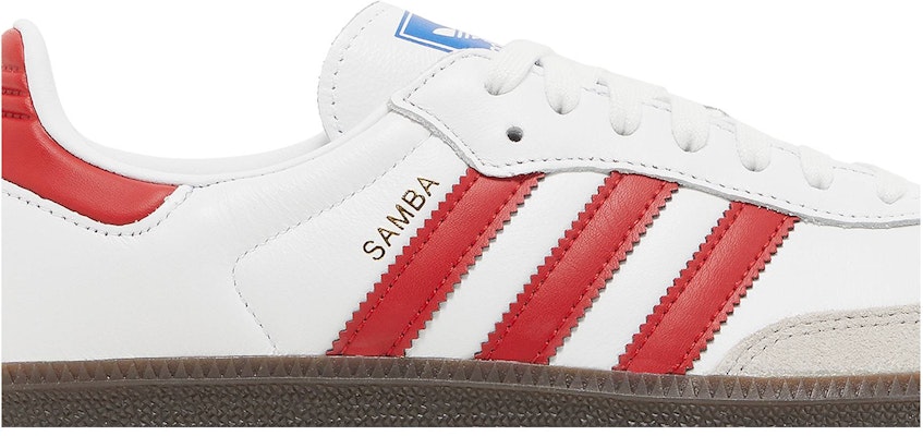 Adidas Samba White Better Scarlet IG1025 Shoes