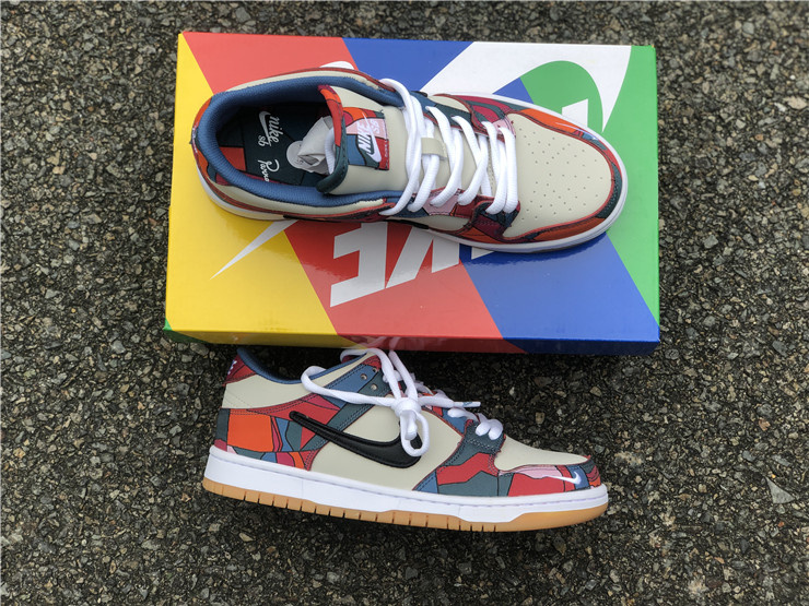 Nike SB Dunk Low Parra Abstract Art Fireberry Black Sneakers