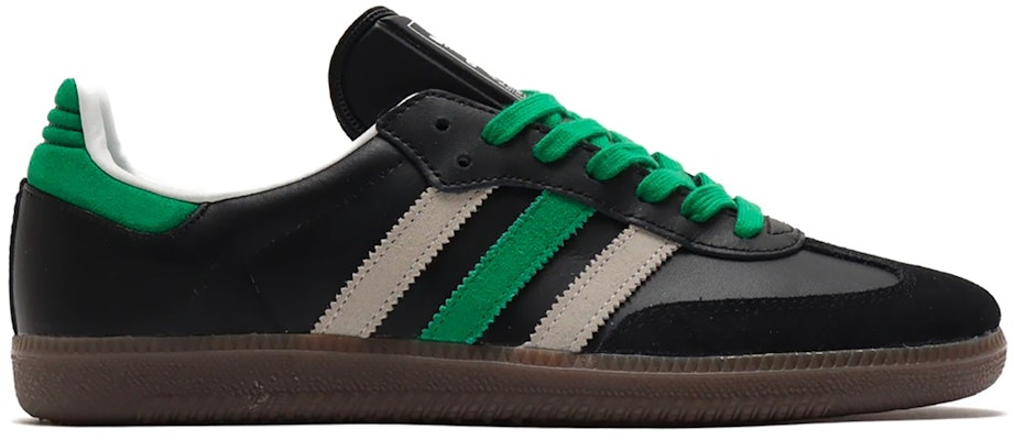Adidas Samba Core Black Grey Green FW5386 Shoes
