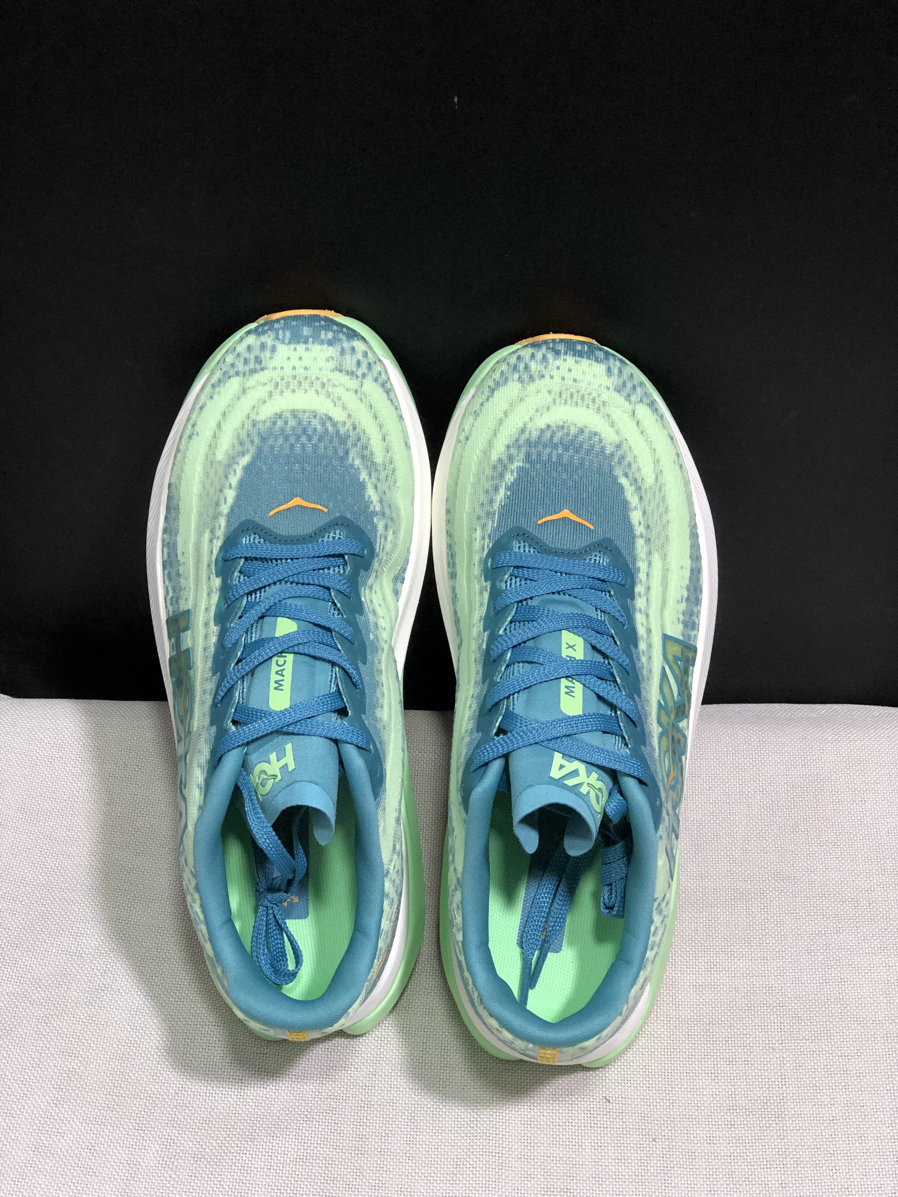 Hoka One One Mach X Low-top Running Shoes Sneakers Teal