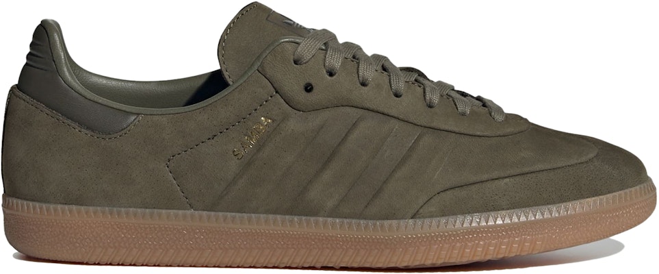 Adidas Samba Olive Green Strata Gum IG1242 Lifestyle Shoes