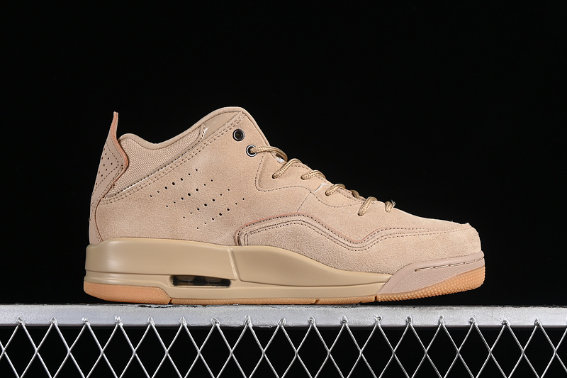 Nike Air Joedan Courtside 23 Desert Baroque Brown Gum Sole Sneakers