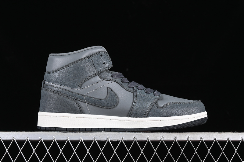 Nike Air Jordan 1 Mid Smoke Grey Sneakers