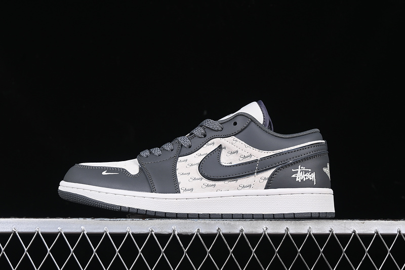 Nike Air Jordan 1 Low White Wolf Grey Sneakers