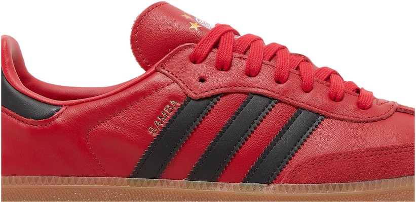 FC Bayern Munich Adidas Samba Team Power Red Black HQ7031 Lifestyle Shoes