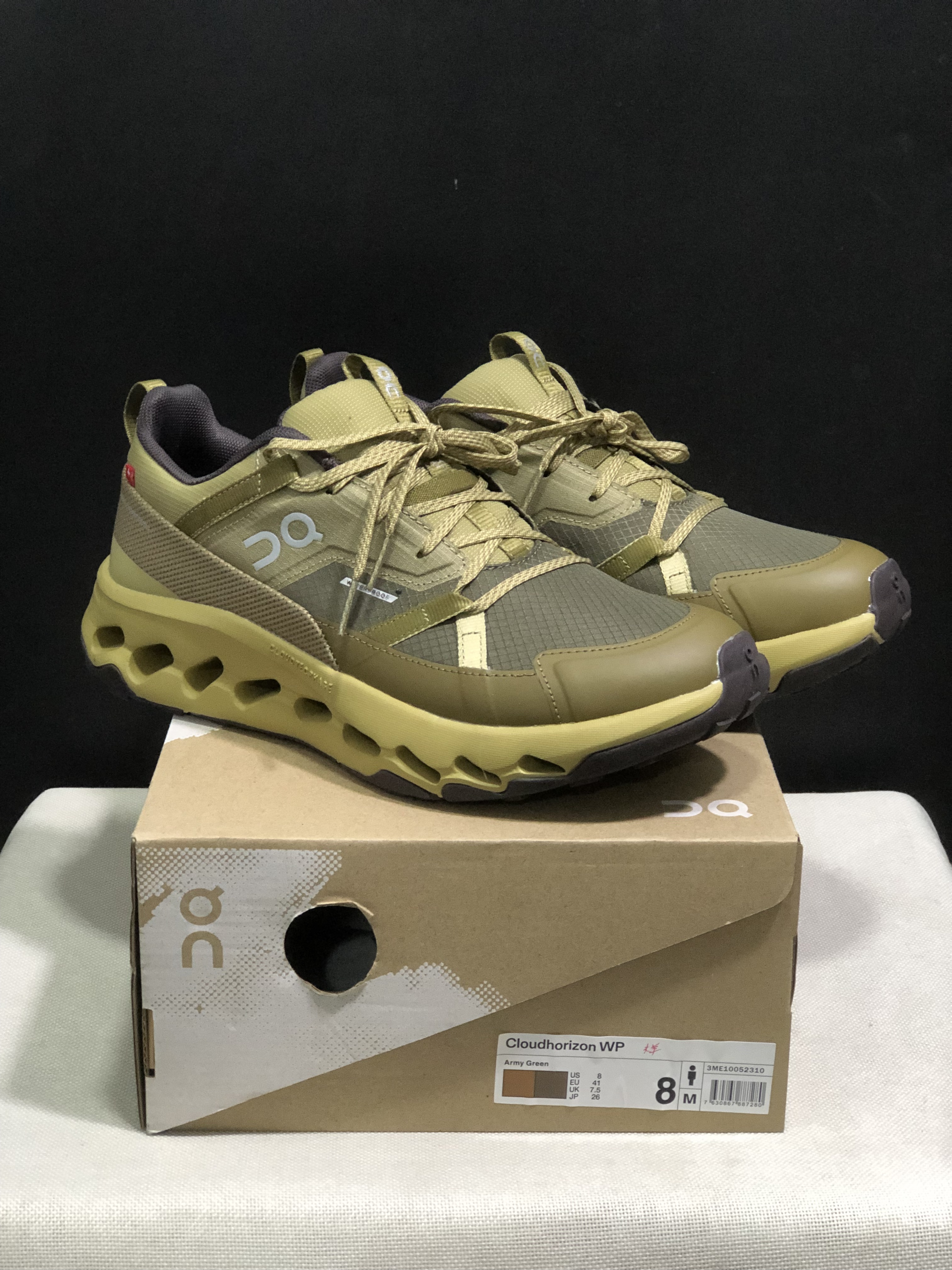 On Running Cloudhorizon Comfortable Hiking Shoes Army Green