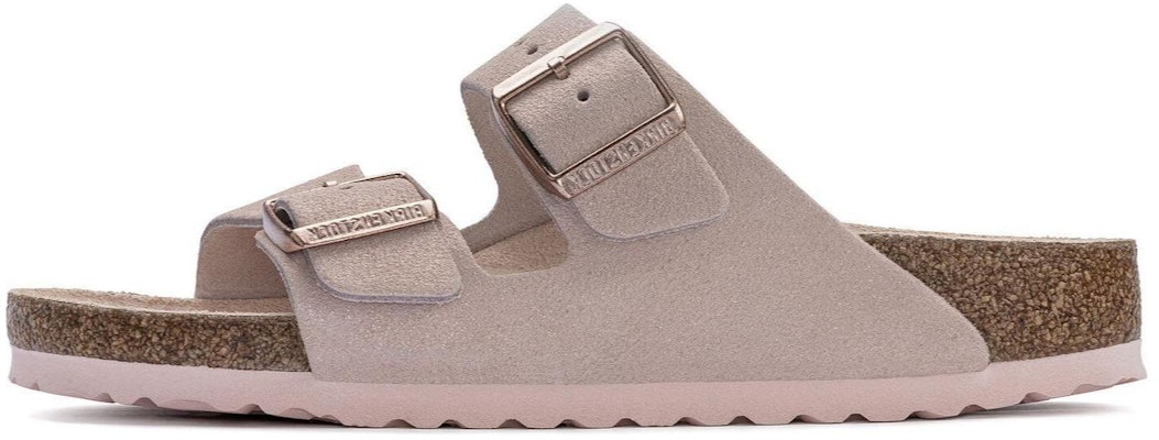Birkenstock Arizona Light Rose Pink Suede Leather 1023535 Fashion Slippers