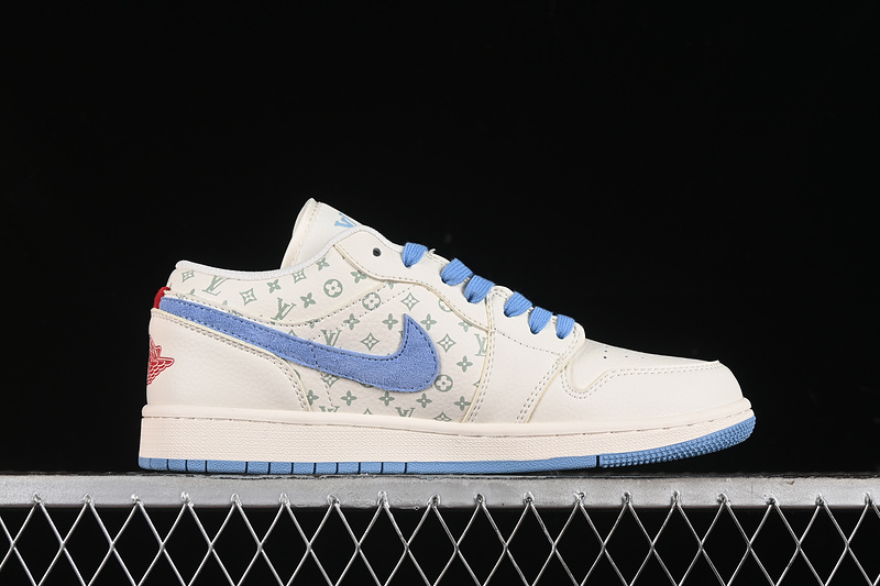 Nike Air Jordan 1 Low LV Sky Blue White Sneakers