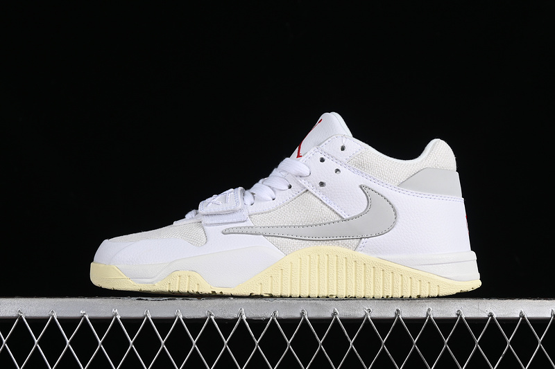 Nike Air Jordan Cut The Check Travis Scott Grey White Sneakers