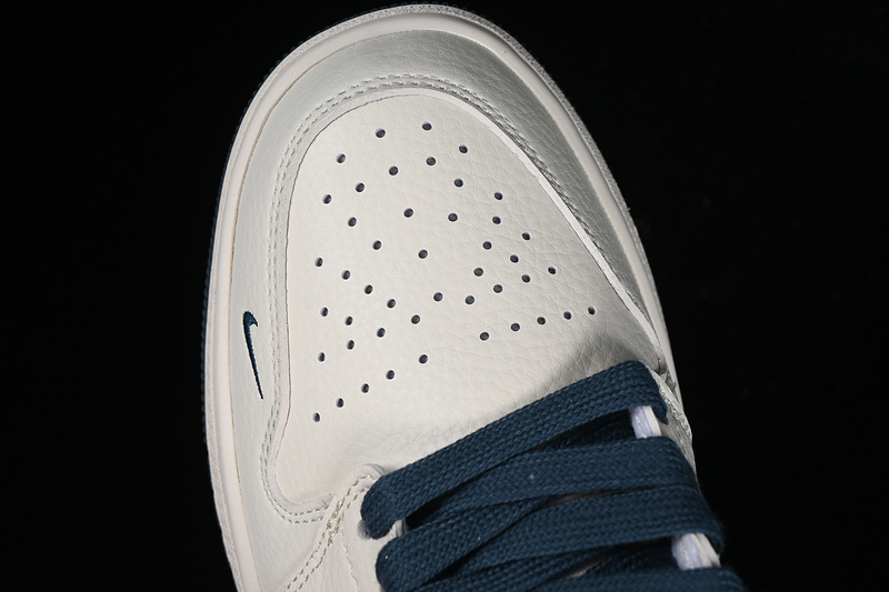 Nike Air Jordan 1 Low LV Blue Sole White Sneakers